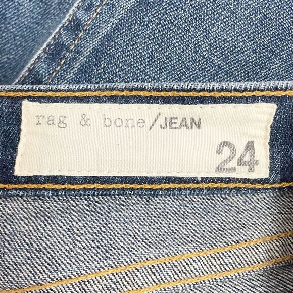 Rag & Bone Dre 10” Boyfriend Jeans in Exeter Dark Wash Slim Jean Size 24 | 00 - Picture 11 of 15
